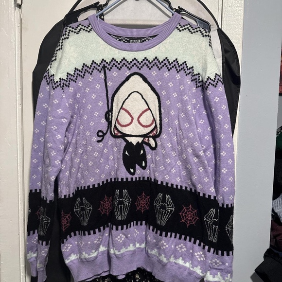 Her Universe Sweaters - Spider-Gwen Ugly Christmas Sweater Marvel